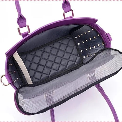 Luxury Shoulder Tote Pet Carrier: Chic Comfort for Small Pets